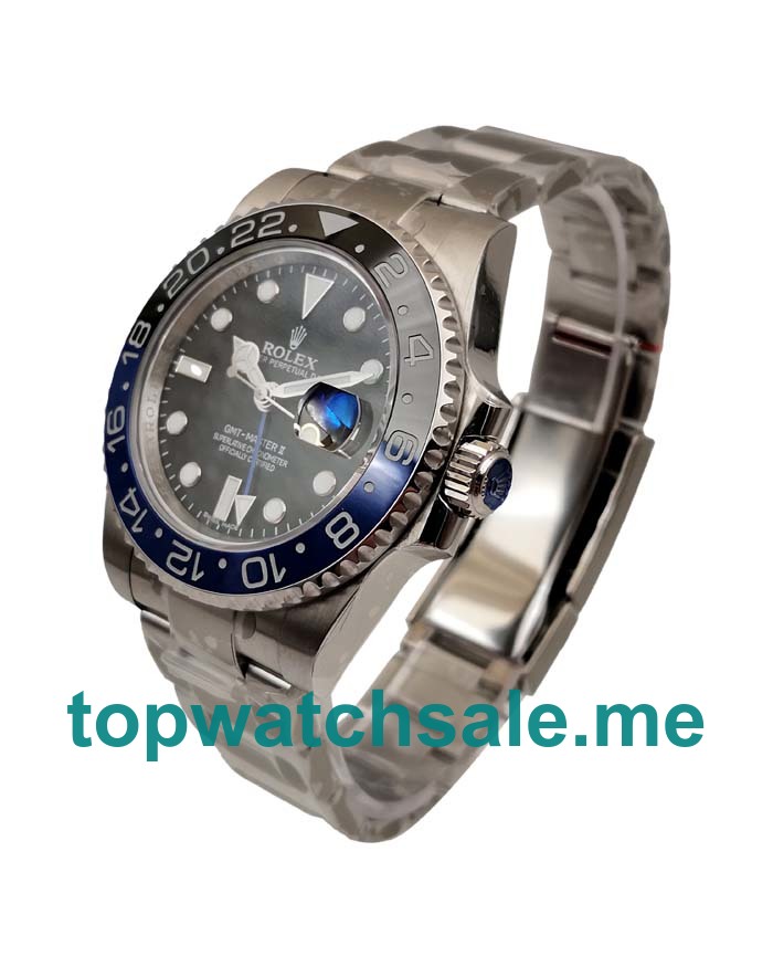 UK Black Dials Steel Rolex GMT-Master II 116710BLNR Batman V7 Replica Watches