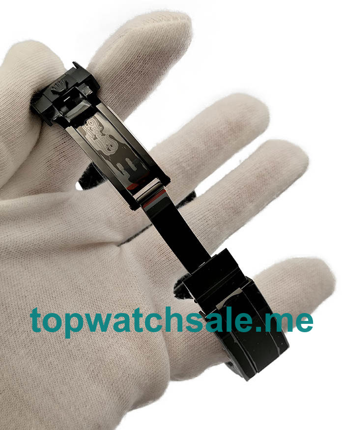 UK D-blue Dials Black Steel Rolex Deepsea 116660 Jacques Piccard V5 Replica Watches
