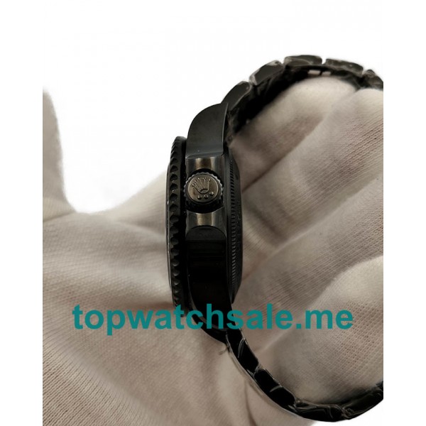 UK D-blue Dials Black Steel Rolex Deepsea 116660 Jacques Piccard V5 Replica Watches
