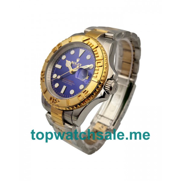 UK Blue Dials Steel And Gold Rolex Yacht-Master 16623 Replica Watches