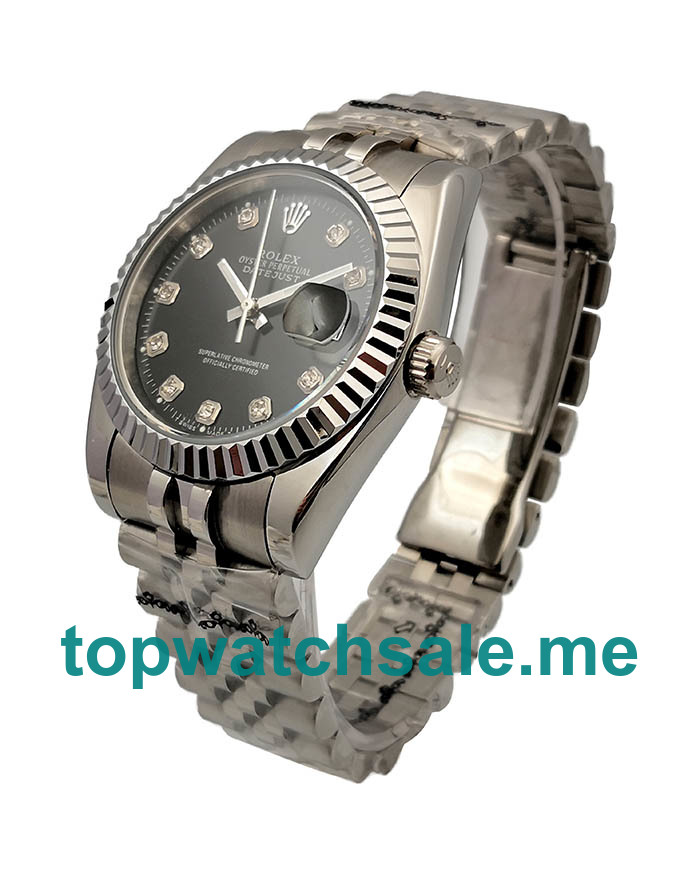Diamond Hour Markers Rolex Datejust 16234 Replica Watches UK