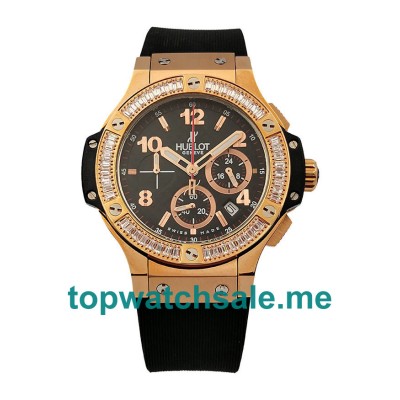 UK 18K Rose Gold Fake Hublot Big Bang 301.PX.130.RX.114 Watches With Diamonds