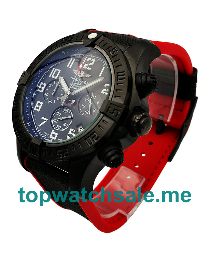 UK Black Dials Black Steel Breitling Avenger XB0180E4 Replica Watches