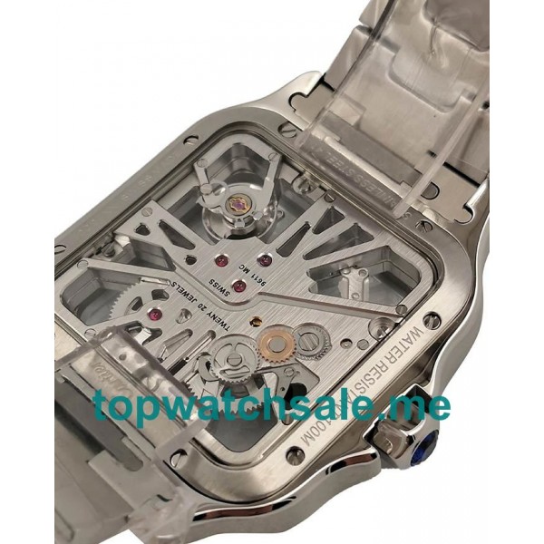 Swiss Made Fake Santos De Cartier WSSA0015 Watches UK For Sale Online