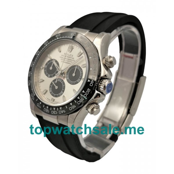 UK Silver Dials Steel Rolex Cosmograph Daytona 116519LN JH Replica Watches