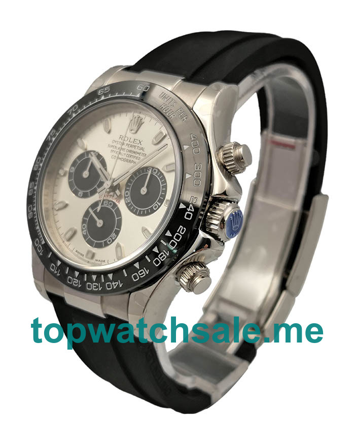 UK Silver Dials Steel Rolex Cosmograph Daytona 116519LN JH Replica Watches