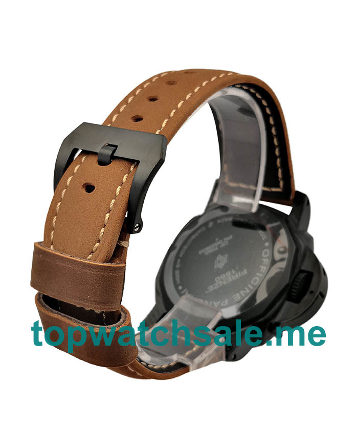 UK Black Dials Imitation Carbon Fiber Panerai Luminor Marina PAM00164 Replica Watches