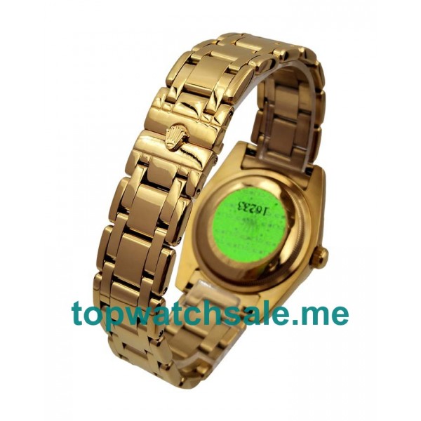 UK Blue Dials Gold Rolex Day-Date 18038 Replica Watches