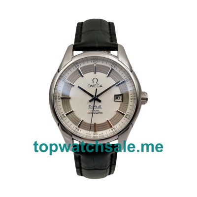 UK Silver Dials Steel Omega De Ville 431.33.41.21.02.001 Replica Watches