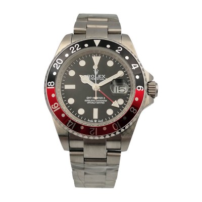 UK Black And Red Ceramic Bezels Rolex GMT-Master II 16710 Fake Watches For Men