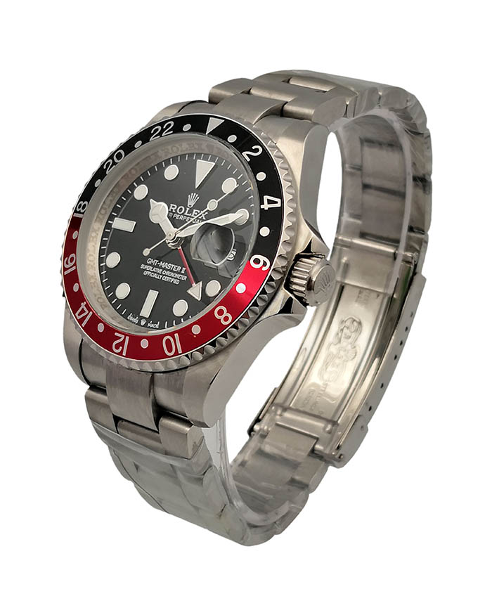 UK Black And Red Ceramic Bezels Rolex GMT-Master II 16710 Fake Watches For Men