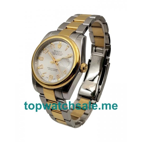 UK White Dials Steel And Gold Rolex Lady-Datejust 179163 Replica Watches
