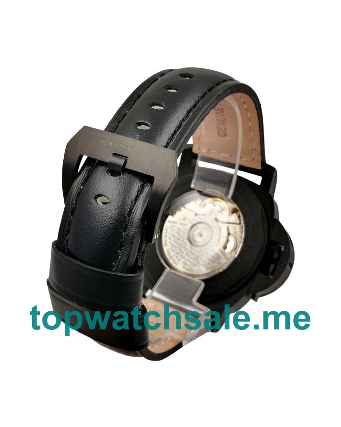 UK Black Dials Black Steel Panerai Luminor PAM00090 Replica Watches
