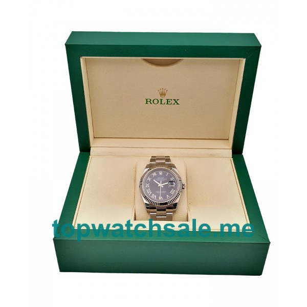 UK Blue Dials Steel Rolex Datejust 126334 Replica Watches