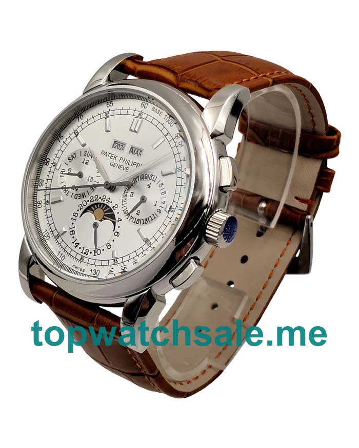 UK White Dials Steel Patek Philippe Grand Complications 5270G Replica Watches