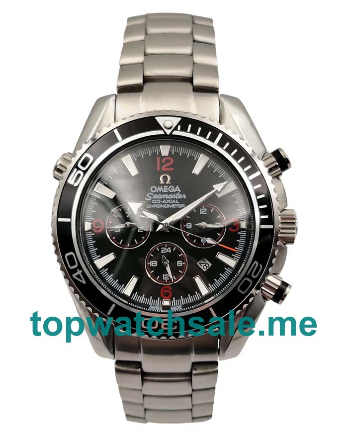 UK Black Dials Steel Omega Seamaster Planet Ocean 2210.51.00 Replica Watches