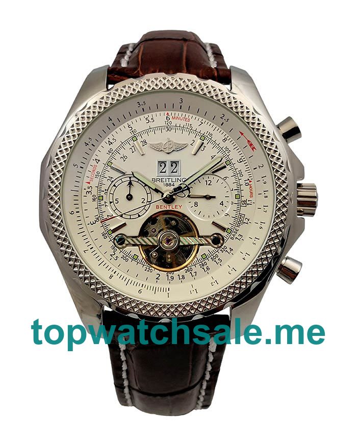 48MM UK White Dials Breitling Bentley Mulliner Tourbillon 24746 Replica Watches