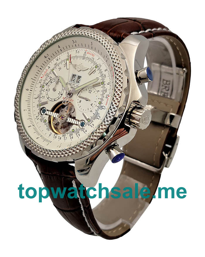 48MM UK White Dials Breitling Bentley Mulliner Tourbillon 24746 Replica Watches