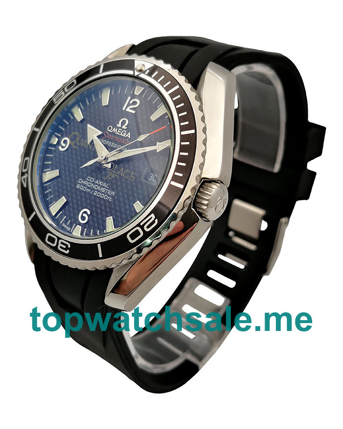 UK Black Dials Steel Omega Seamaster Planet Ocean 222.30.46.20.01.001 Replica Watches