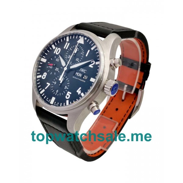 UK Black Dials Steel IWC Pilot's Replica Watches IW377709
