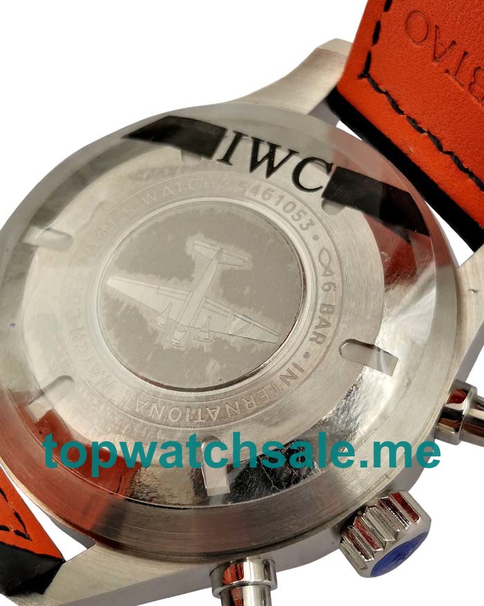 UK Black Dials Steel IWC Pilot's Replica Watches IW377709