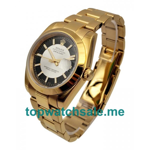 UK White-Black Dials Gold Rolex Datejust 116238 Replica Watches