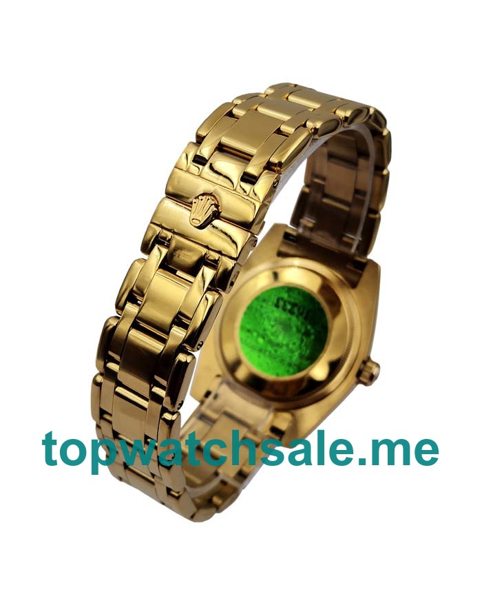 UK White Dials Gold Rolex Day-Date 118348 Replica Watches
