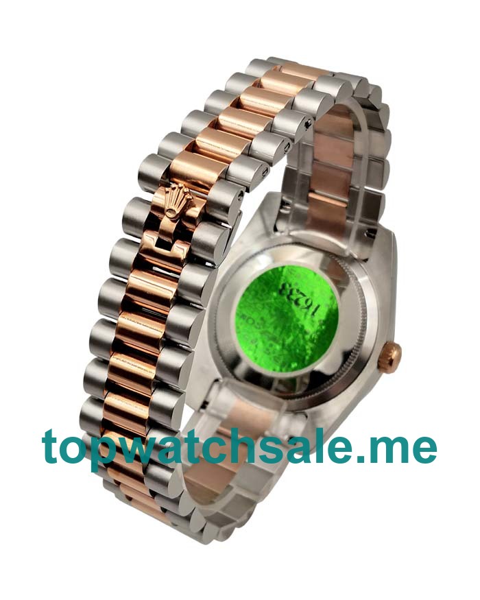 UK White Mother-of-pearl Dials Steel And Rose Gold Rolex Datejust 126281 Replica Watches