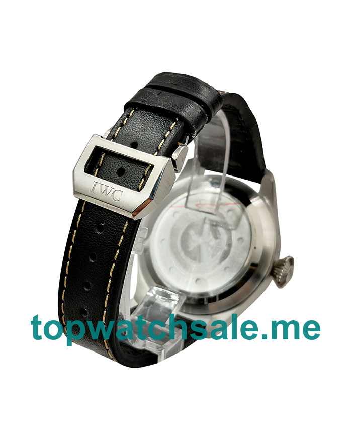 UK Black Dials Steel IWC Pilots IW500201 Replica Watches