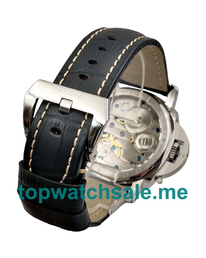 UK Black Dials Steel Panerai Luminor PAM00127 Replica Watches