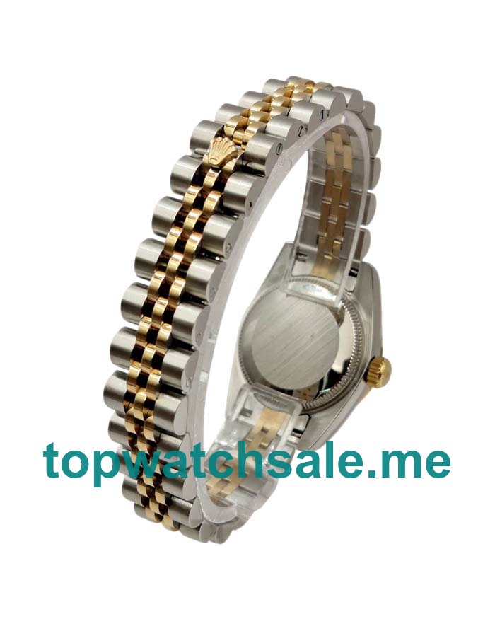 UK Champagne Dials Steel And Gold Rolex Lady-Datejust 179173 Replica Watches
