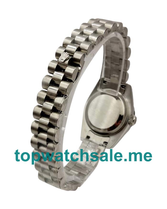 UK White Dials Steel Rolex Lady-Datejust 79174 Replica Watches
