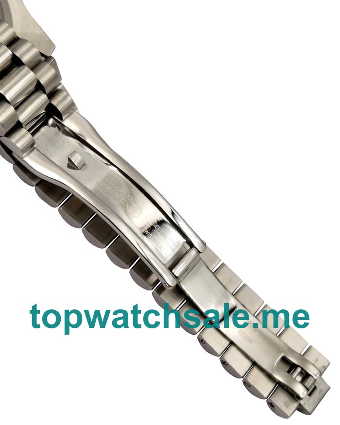 UK Blue Dials Steel Rolex Day-Date 118239 Replica Watches