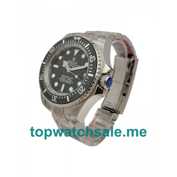 UK Black Dials Steel Rolex Sea-Dweller Deepsea 116660 Replica Watches