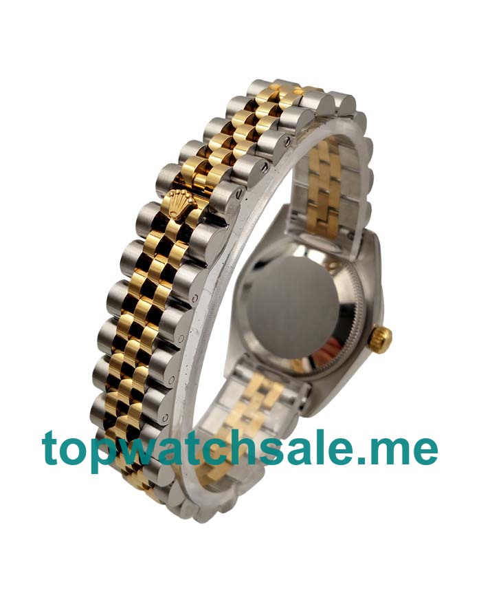 UK Black Dials Steel And Gold Rolex Datejust 178273 Replica Watches