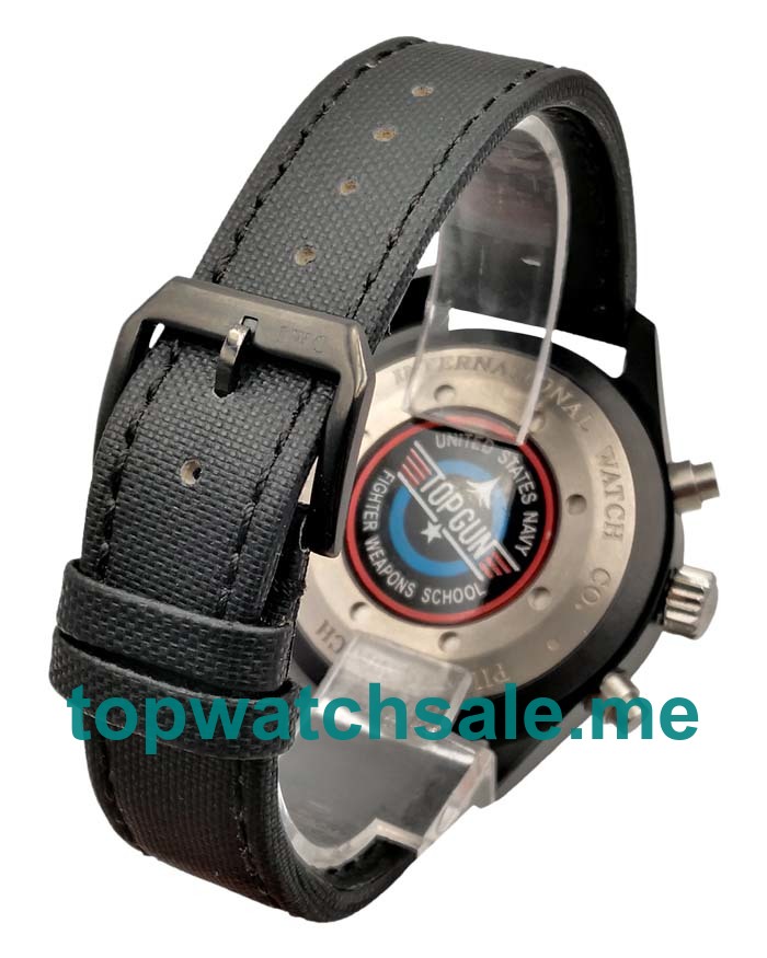 UK Black Dials Black Ceramic IWC Pilot's Spitfire IW378901 Replica Watches