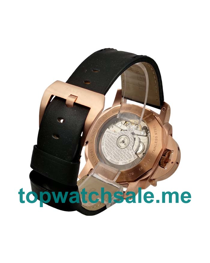 UK Black Dials Rose Gold Panerai Luminor PAM 00576 Replica Watches