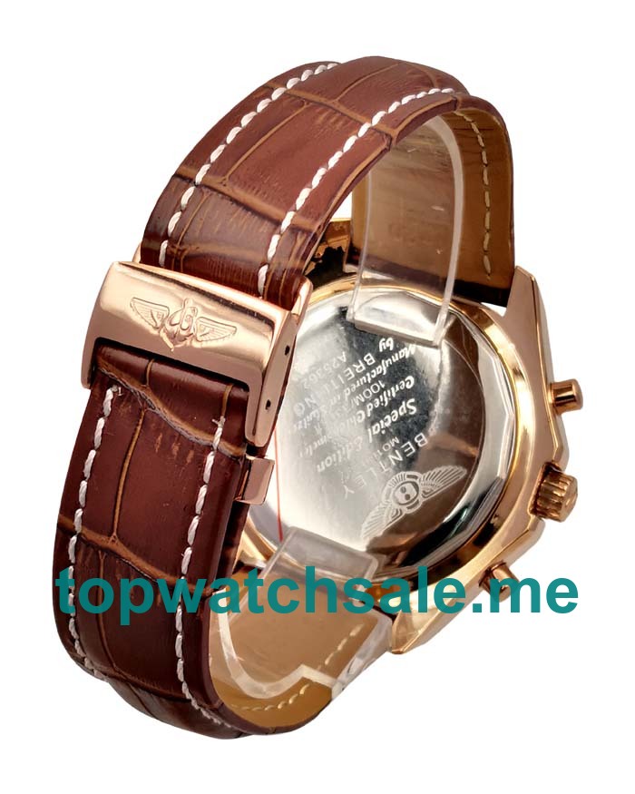 UK Brown Dials Rose Gold Breitling Bentley Motors A25362 Replica Watches