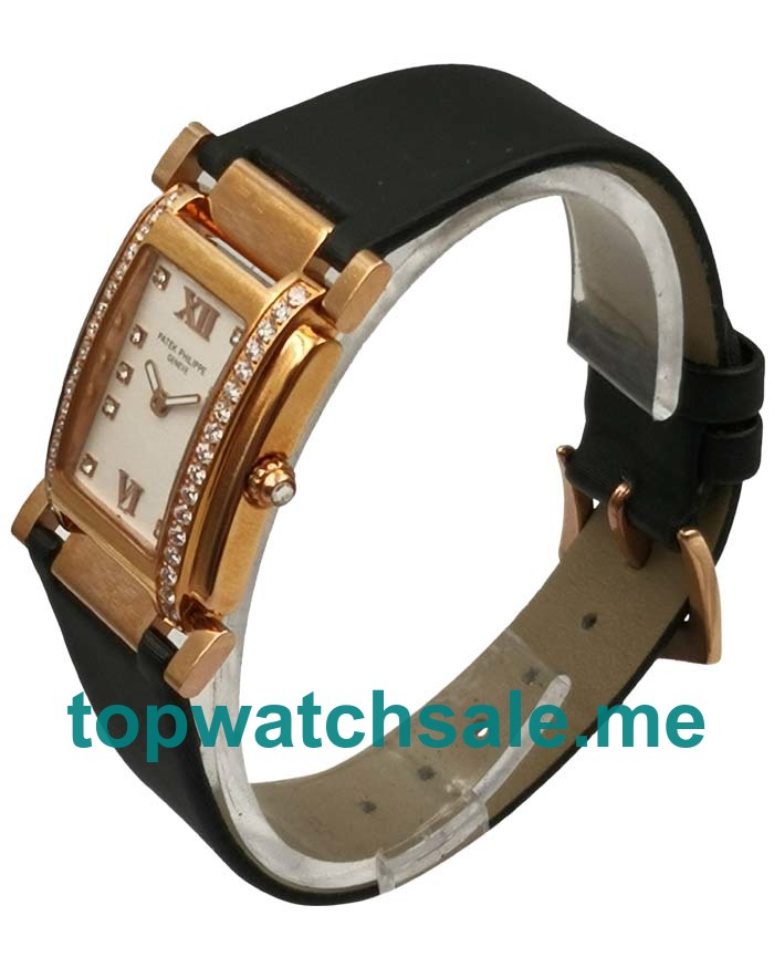 UK White Dials Rose Gold Patek Philippe Twenty~4 4920R Replica Watches