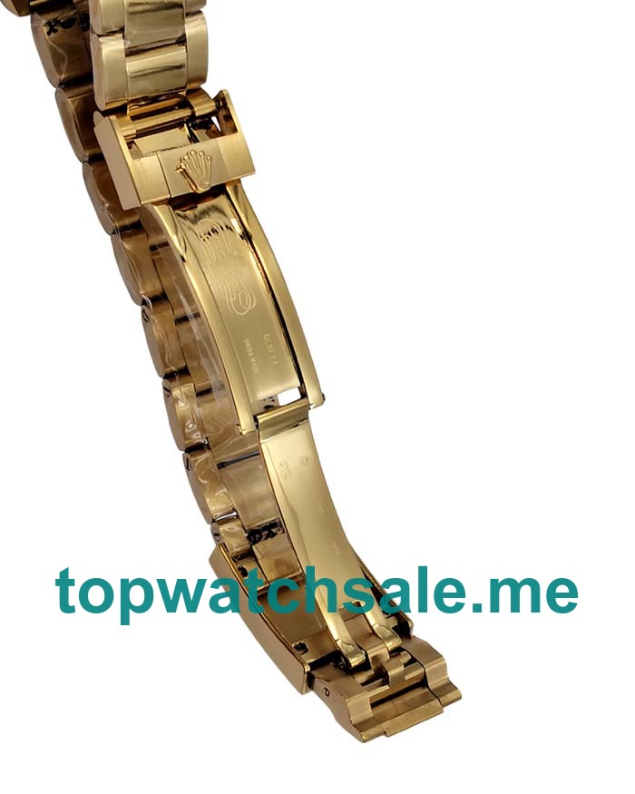 UK White Dials Gole Rolex Daytona 116528 Replica Watches