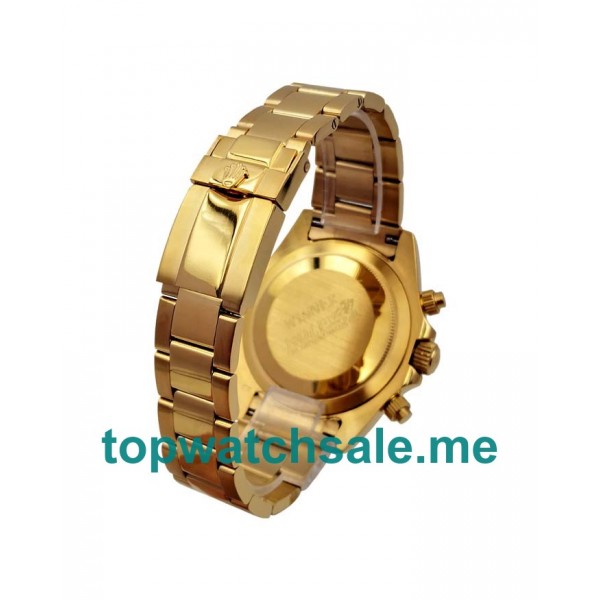 UK White Dials Gold Rolex Daytona 116508 Replica Watches