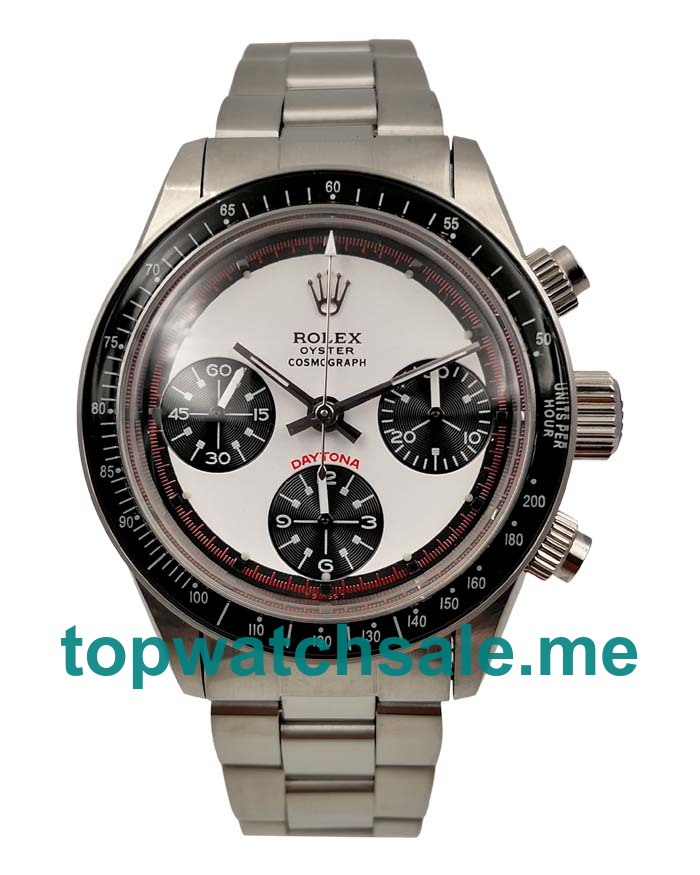 UK White Dials Steel Rolex Daytona Ref.6239 Replica Watches