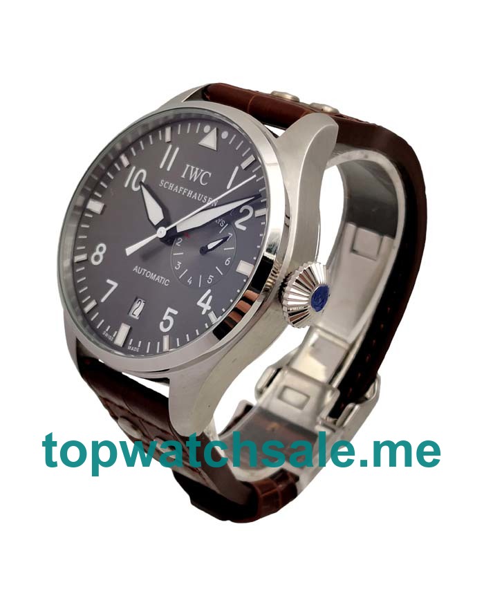 UK Gray Dials Steel IWC Pilots IW500201 Replica Watches