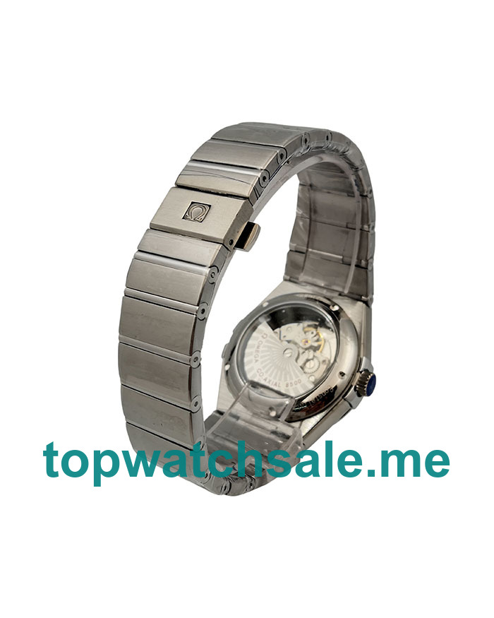 UK Black Dials Steel Omega Constellation 123.10.38.21.01.001 Replica Watches