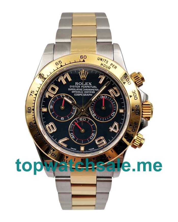 UK Blue Dials Steel And Gold Rolex Daytona 116503 Replica Watches