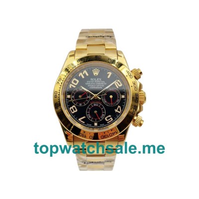 UK Blue Dials Gold Rolex Daytona 116528 Replica Watches