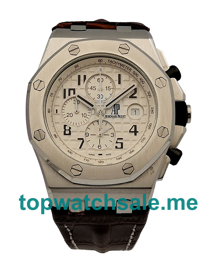 UK Steel Replica Audemars Piguet Royal Oak Offshore 26170ST.OO.D091CR.01 Cream Dials Watches