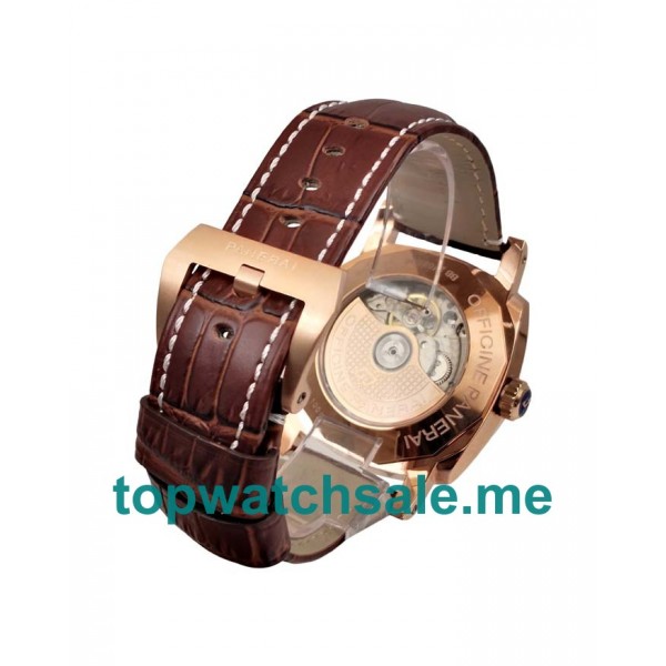 UK Brown Dials Red Gold Panerai Radiomir PAM00515 Replica Watches