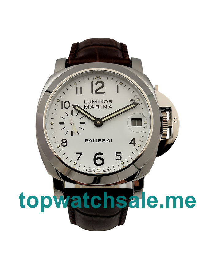 UK White Dials Replica Panerai Luminor Marina PAM00049 Steel Cases Watches