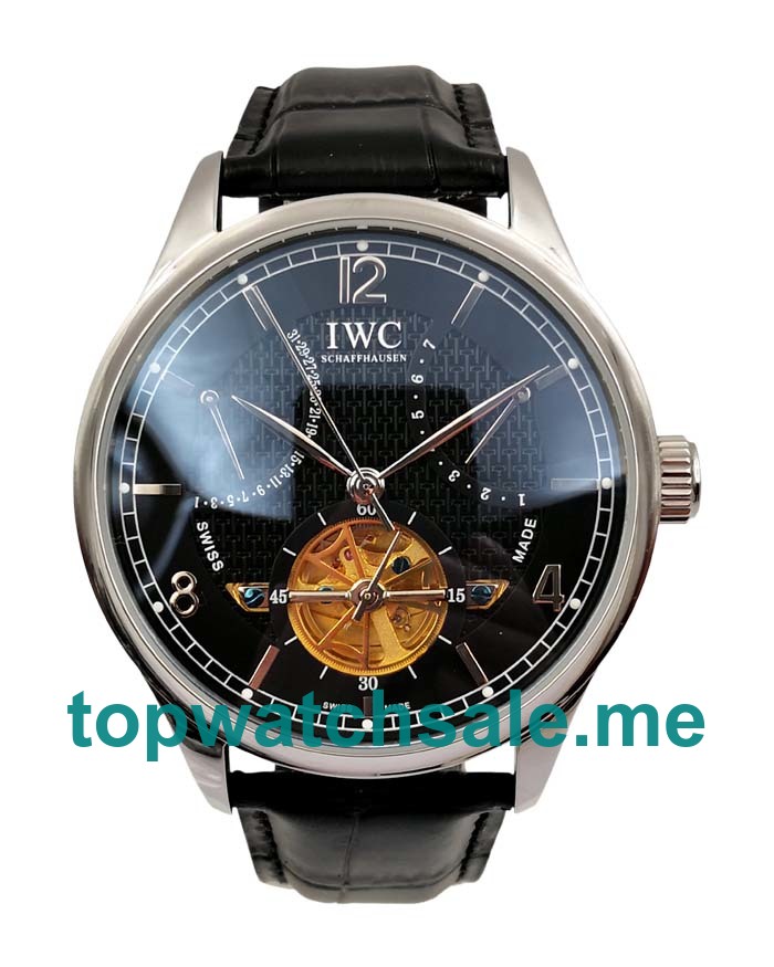 UK Black Dials Steel IWC Portugieser 40059 Replica Watches